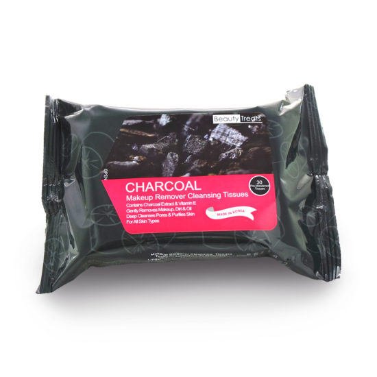 BT Make up Remover Cleansing Tissues Charcoal
